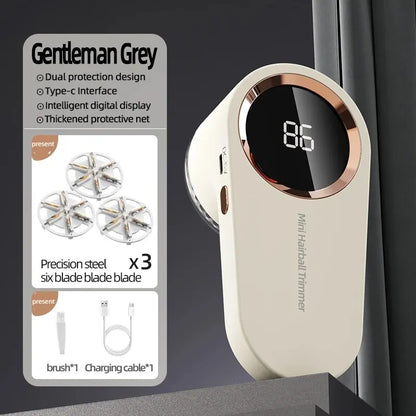 Lint Remover USB Charging Electric Pellet Machine Hair Ball Lint Trimmer Portable Electric Clothes Lint Machine High-speed Moto