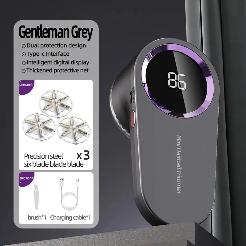 Lint Remover USB Charging Electric Pellet Machine Hair Ball Lint Trimmer Portable Electric Clothes Lint Machine High-speed Moto