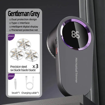 Lint Remover USB Charging Electric Pellet Machine Hair Ball Lint Trimmer Portable Electric Clothes Lint Machine High-speed Moto